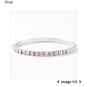 Touchstone crystal. April birthstone Bracelet. New with tags.